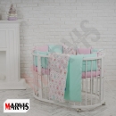 Lenjerie patut bebe oval